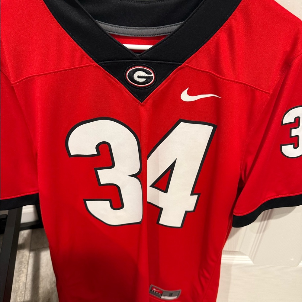 Nike Red and Black Sports Jersey
